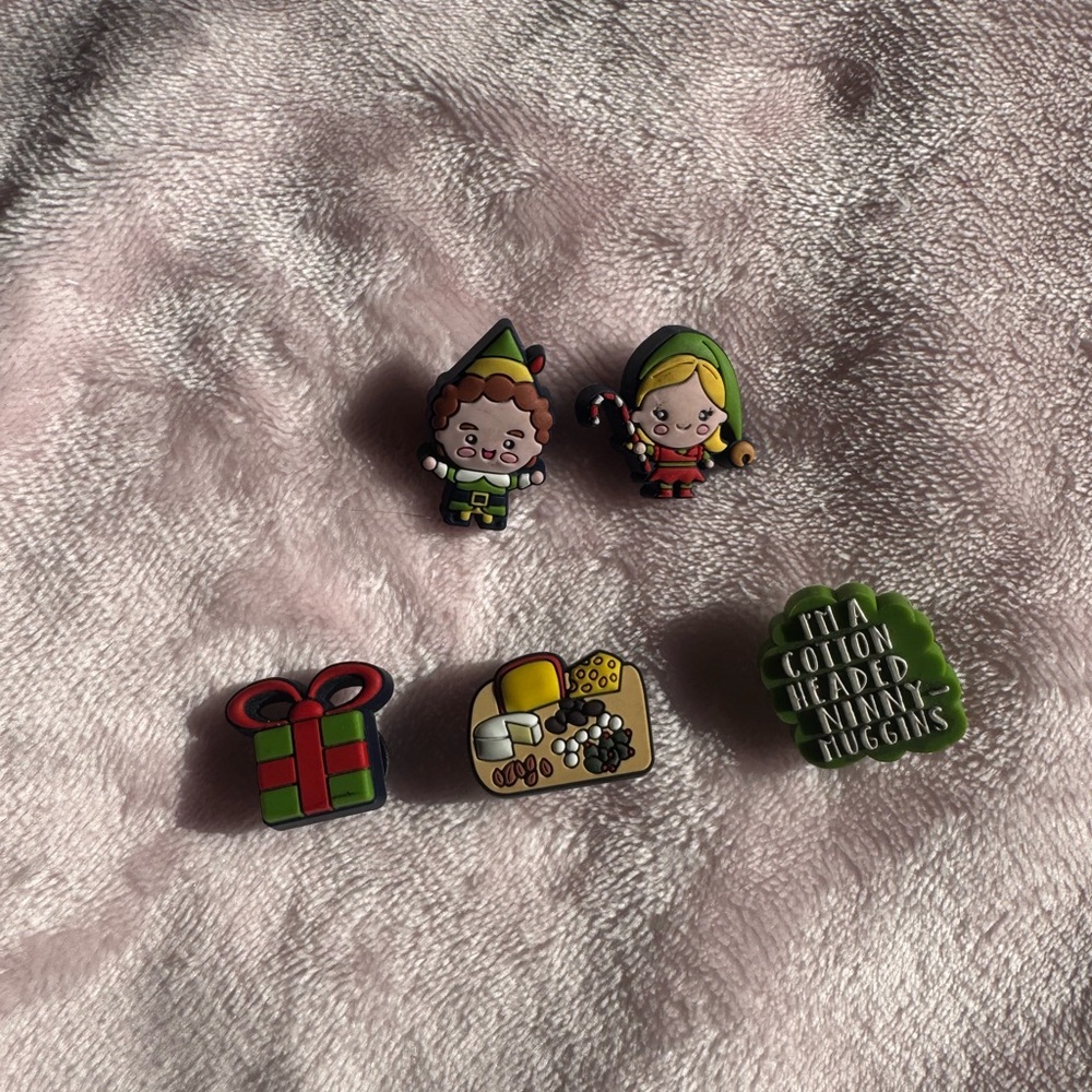 Festive Holiday Shoe Charm Set